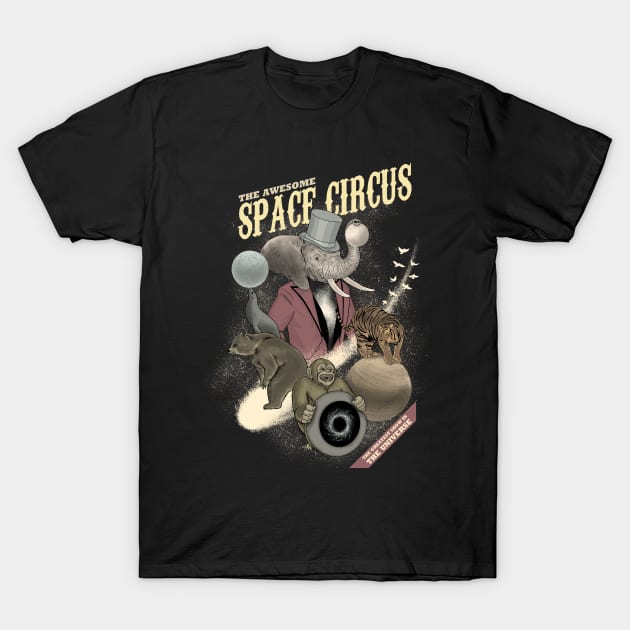 Space Circus T-Shirt by Sachpica